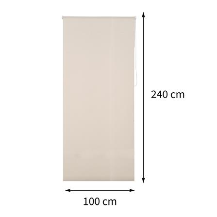 ผ้าม่านม้วน HOME LIVING STYLE SUNSCREEN SOFTLY 100X240 ซม. สีครีม_7