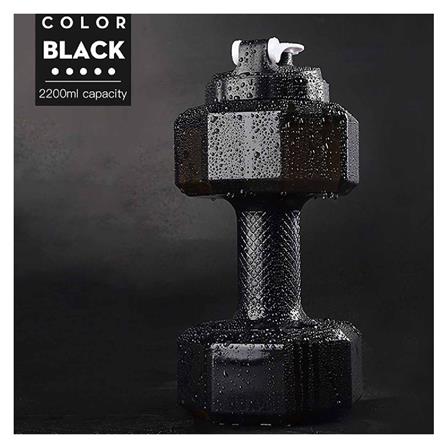 ดัมเบลขวดน้ำ 2.2 ลิตร PRO-FIT สีดำ_2