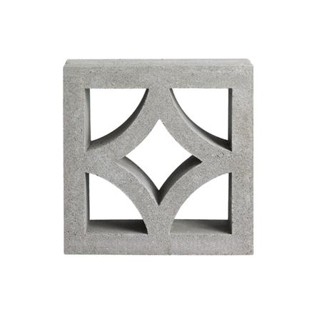 บล็อกช่องลม VBLOCK ลายประกายดาว 19x19x9 ซม.