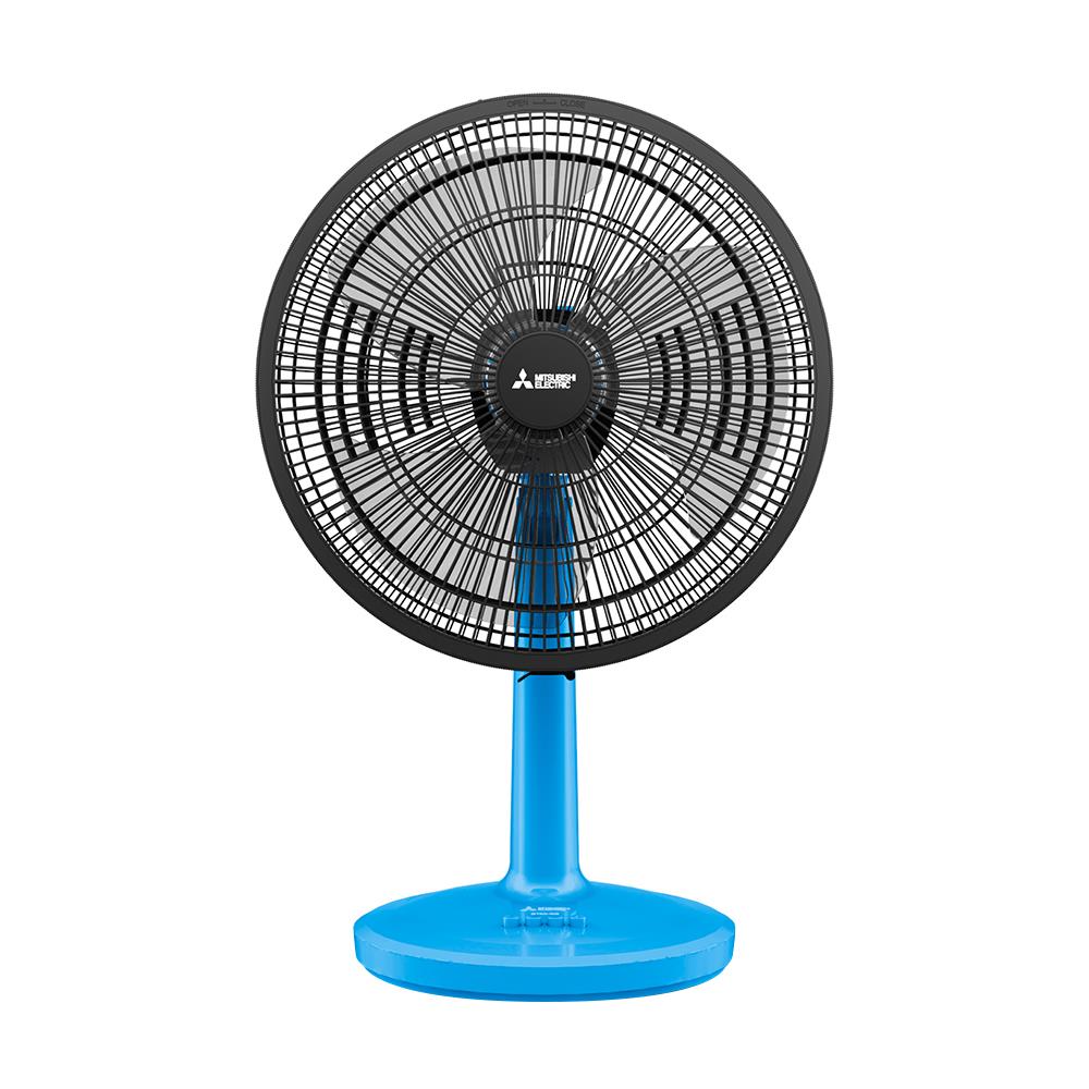 พัดลมตั้งโต๊ะ 16 นิ้ว MITSUBISHI D16A-GB CY-BL สีฟ้า