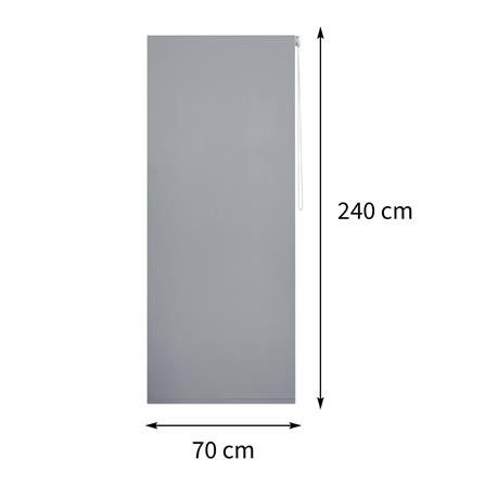 ผ้าม่านม้วน HOME LIVING STYLE SUNSCREEN SOFTLY 70X240 ซม. สีเทา_4