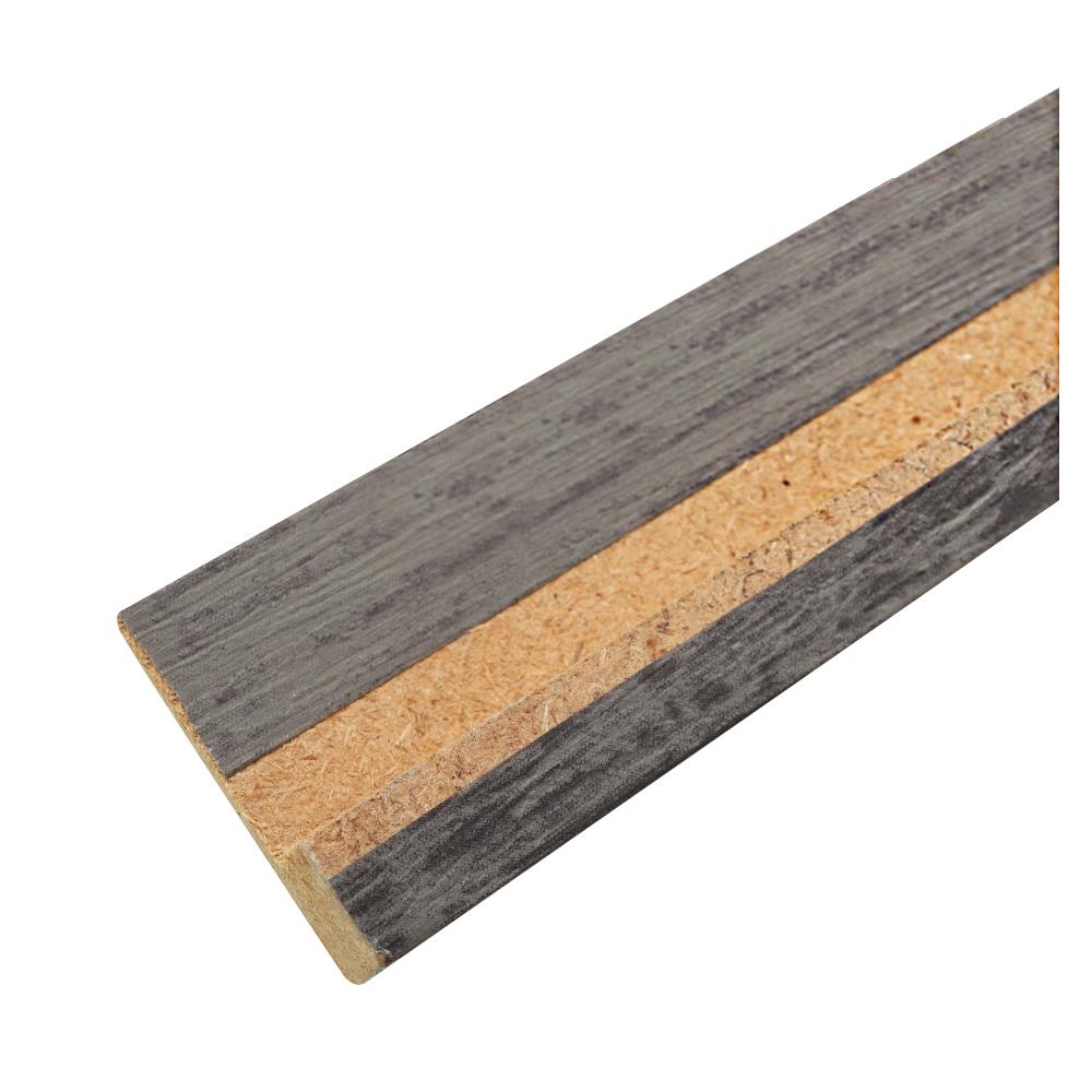 ตัวจบเก็บขอบ WPC CROBERN 3.1X245X1.2 ซม. สีเทา