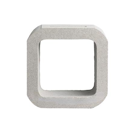 บล็อกช่องลม VBLOCK ลายสี่เหลี่ยมมุมโค้ง 19x19x9 ซม.