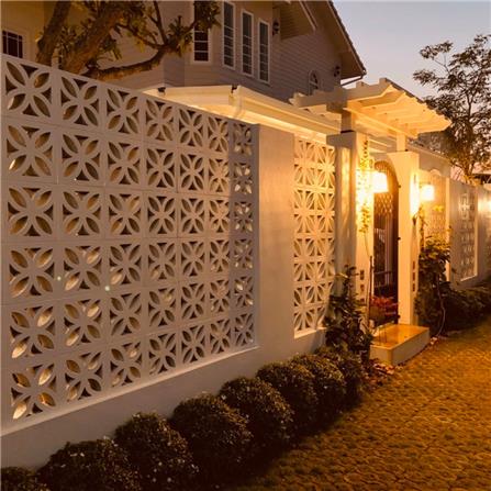 บล็อกช่องลม VBLOCK ลายดอกหญ้า 19x19x9 ซม._2