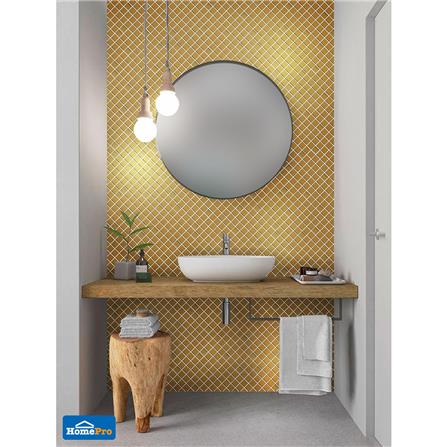 โมเสคแก้ว 30x30 ซม. Glascera MS-HIU-0001 ยูนิค โกลด์_2