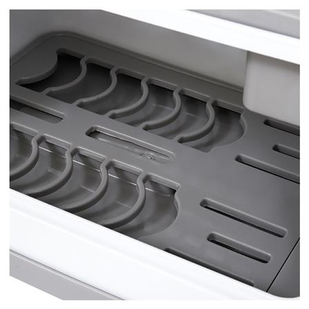 ชั้นคว่ำจานพลาสติก 2 ชั้น มีฝาครอบและที่วางเขียง KECH_3