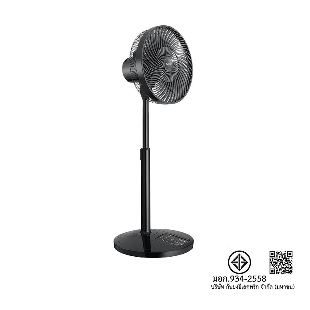 พัดลมสไลด์ 12 นิ้ว MITSUBISHI R12A-HRB BK สีดำ