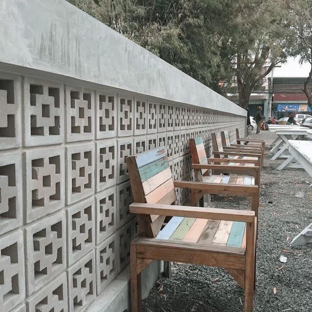 บล็อกช่องลม VBLOCK ลายเหลี่ยมจีน 19x19x9 ซม.