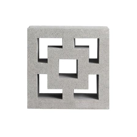 บล็อกช่องลม VBLOCK ลายเหลี่ยมจีน 19x19x9 ซม.