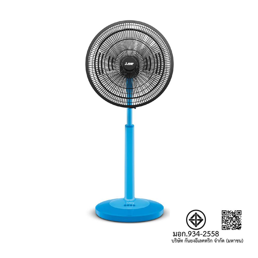 พัดลมสไลด์ 18 นิ้ว MITSUBISHI R18A-GB CY-BL สีฟ้า