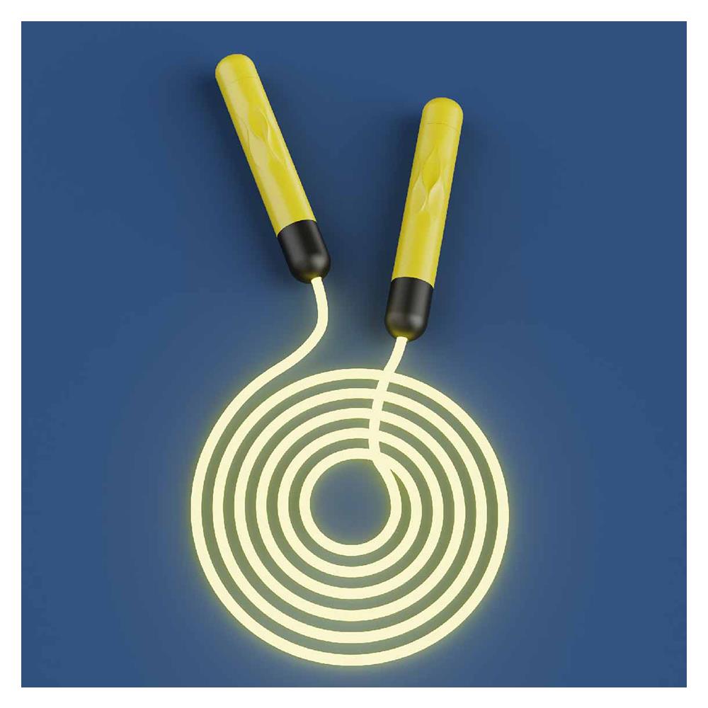 เชือกกระโดดเรืองแสง PRO-FIT สีเหลือง