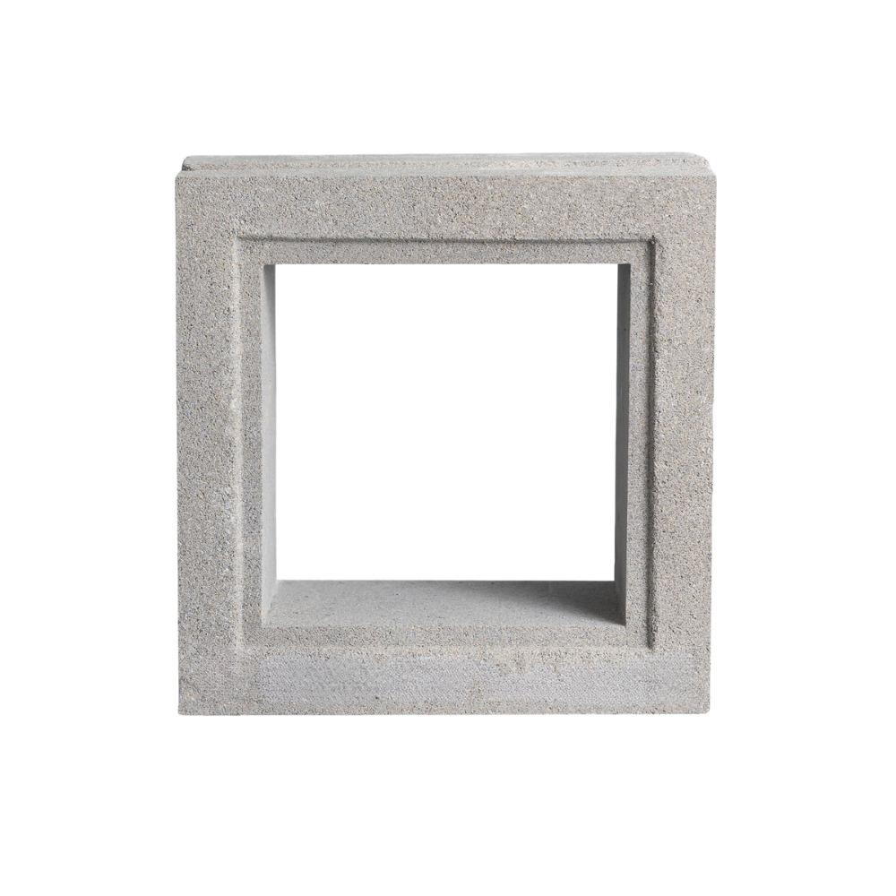 บล็อกช่องลม VBLOCK ลายสี่เหลี่ยมพลัส 19x19x9 ซม.