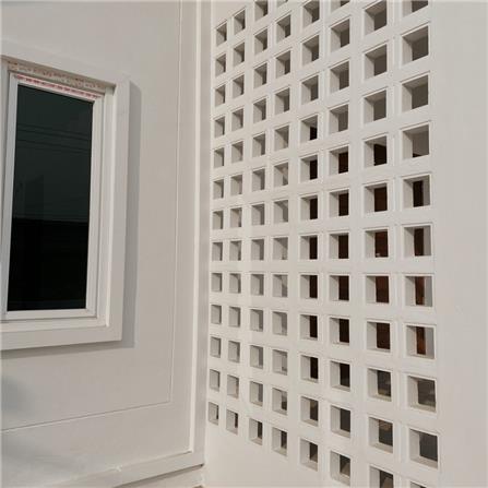 บล็อกช่องลม VBLOCK ลายสี่เหลี่ยมพลัส 19x19x9 ซม._1