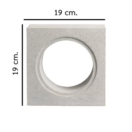 บล็อกช่องลม VBLOCK ลายวงกลมพลัส 19x19x9 ซม._3