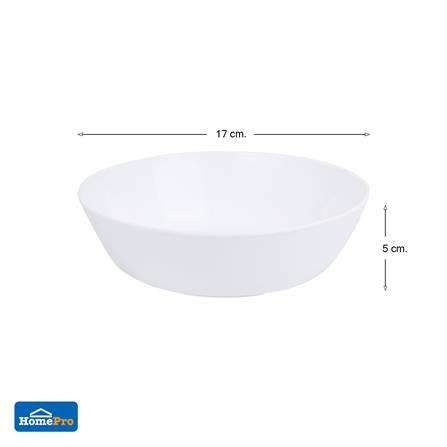 ชามพลาสติก ABS 7 นิ้ว K.T.UTENSIL สีขาว_3