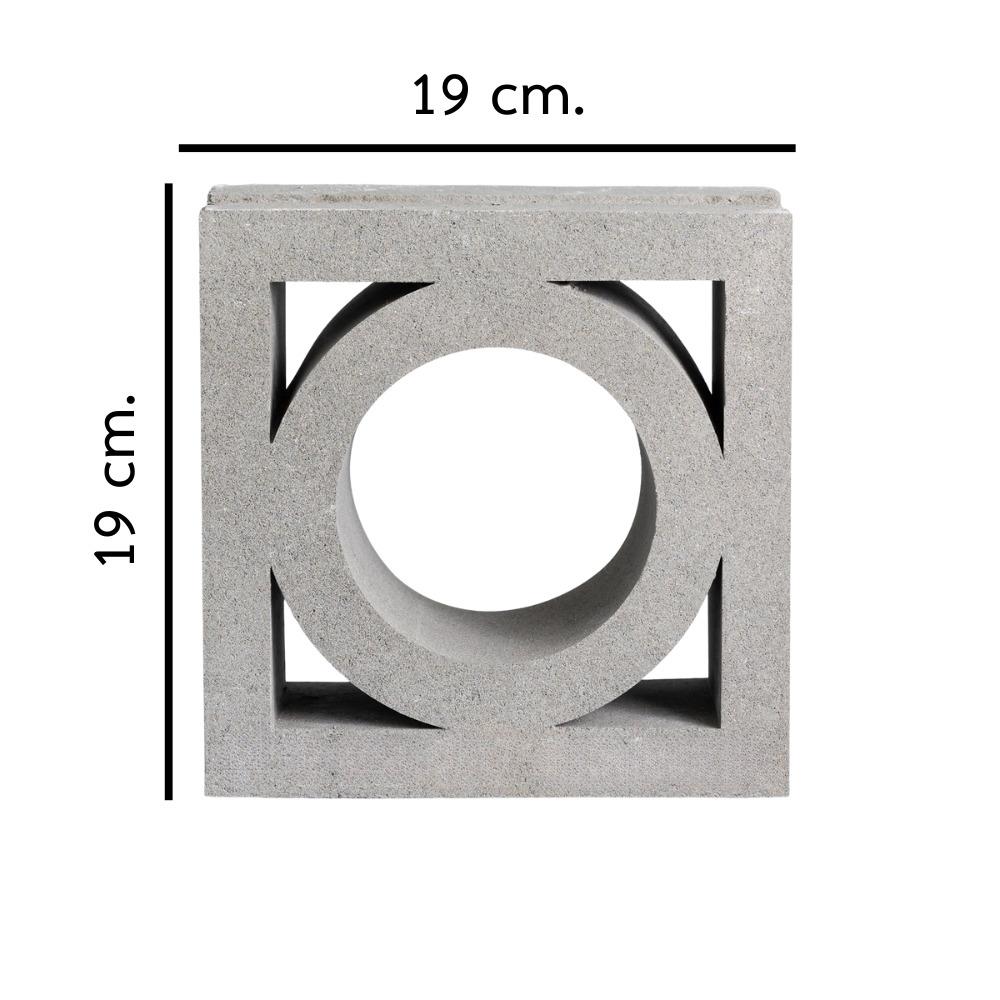 บล็อกช่องลม VBLOCK ลายโดนัท 19x19x9 ซม.
