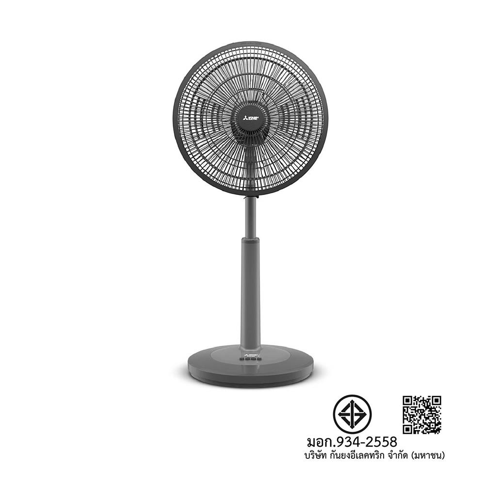 พัดลมสไลด์ 16 นิ้ว MITSUBISHI R16A-GB CY-GY สีเทา