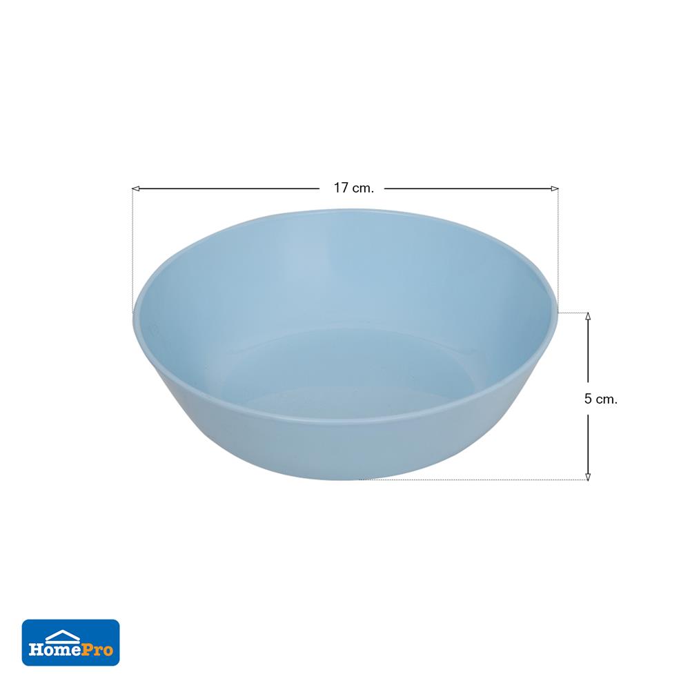 ชามพลาสติก ABS 7 นิ้ว K.T.UTENSIL สีฟ้า