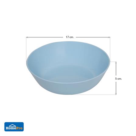 ชามพลาสติก ABS 7 นิ้ว K.T.UTENSIL สีฟ้า_3