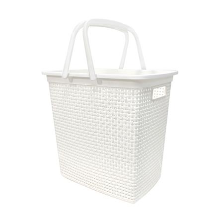 ตะกร้าผ้าเหลี่ยมหูหิ้ว DKW IN SPACE HH-1130 สีขาว_0