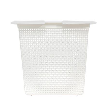 ตะกร้าผ้าเหลี่ยมหูหิ้ว DKW IN SPACE HH-1130 สีขาว_1