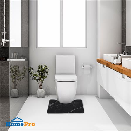 แผ่นตกแต่ง ทรงเว้า MOYA MA5228B-U ลายหินอ่อน สีดำ_5