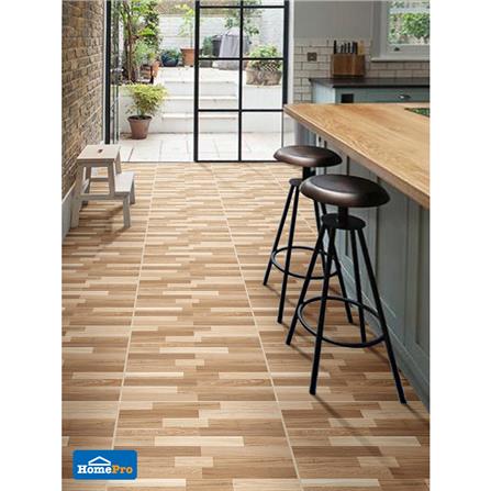 กระเบื้องพื้น 60x60 ซม. TARA พีบี วู้ด น้ำตาลอ่อน A 1.44M2_1