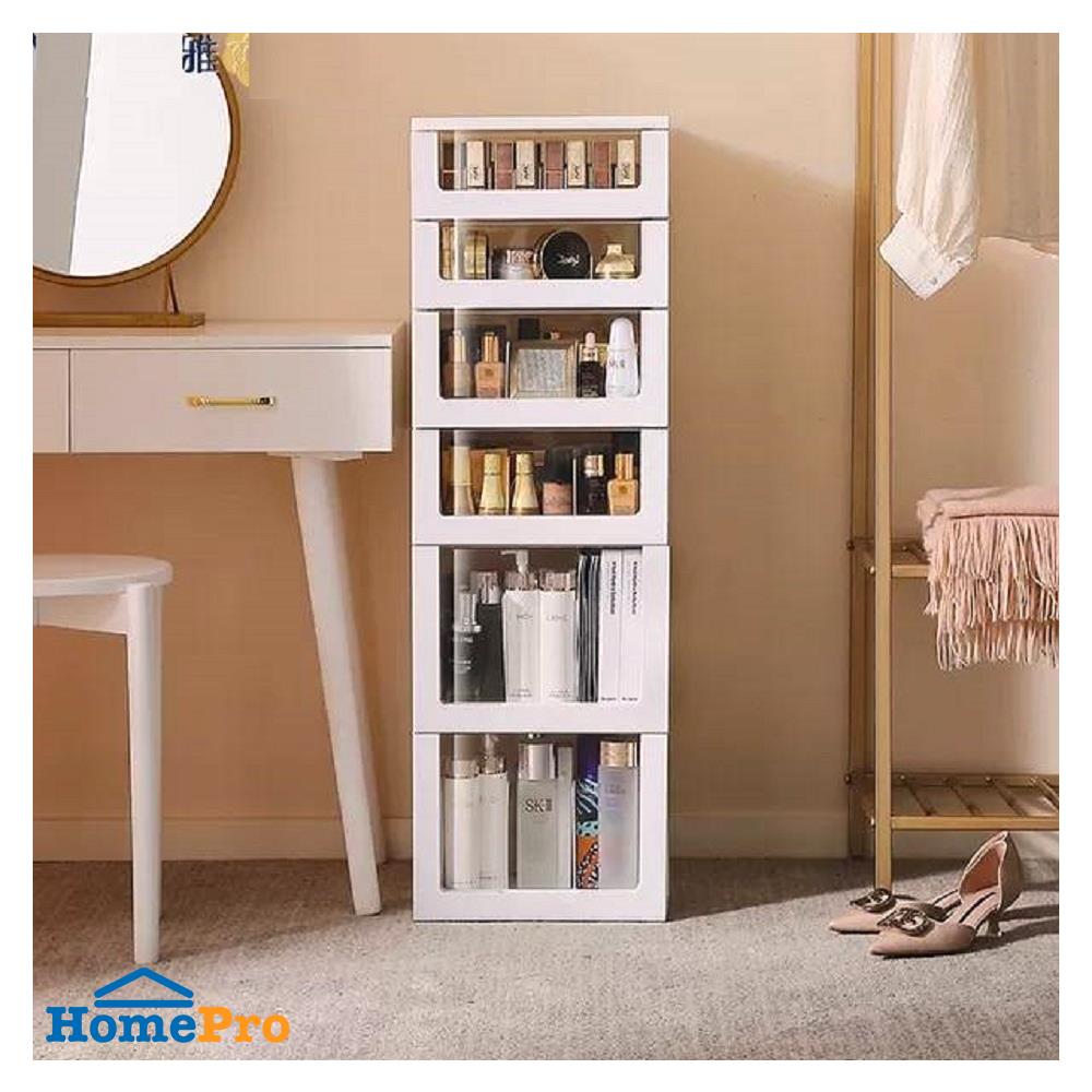 ตู้ลิ้นชัก 6 ชั้น STACKO COUPLE 32X42X101 ซม. สีขาว