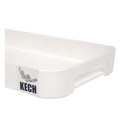 ถาดพลาสติกเหลี่ยมหูจับ 2 ข้าง 7 นิ้ว KECH สีขาว_2