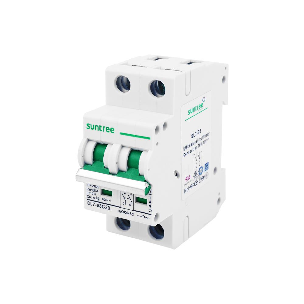 เซอร์กิตเบรกเกอร์ DC TRANSPOWER 20 แอมป์ 2 โพล 800 โวลต์