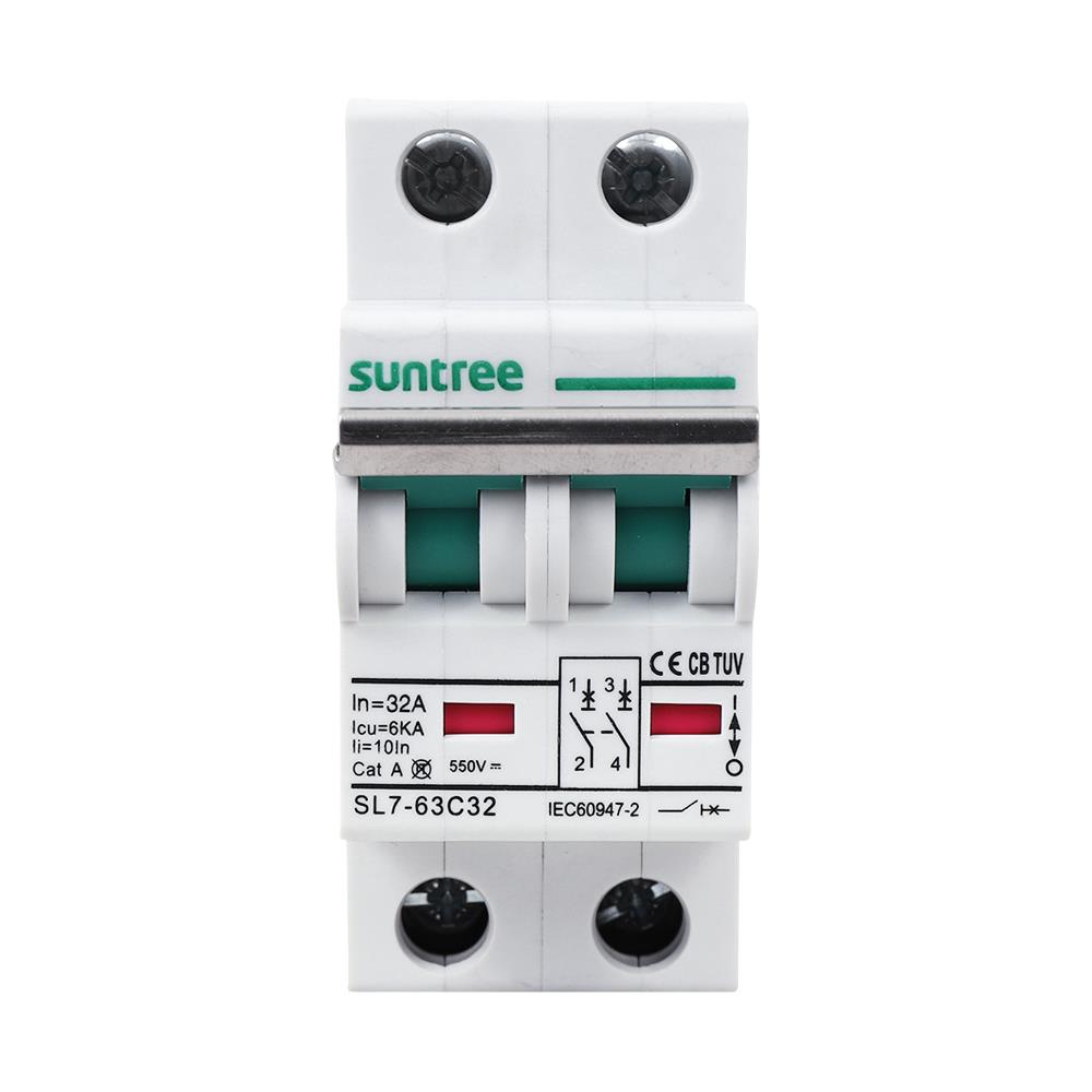 เซอร์กิตเบรกเกอร์ DC TRANSPOWER 32 แอมป์ 2 โพล 550 โวลต์