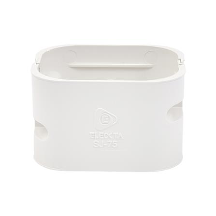 อุปกรณ์รางครอบท่อแอร์ ข้อต่อตรง ELECKTA_1