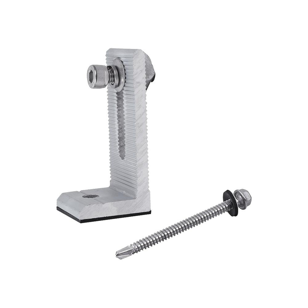 ขายึดรางสำหรับโซลาเซลล์ หลังคาเมทัลชีท TRANSPOWER