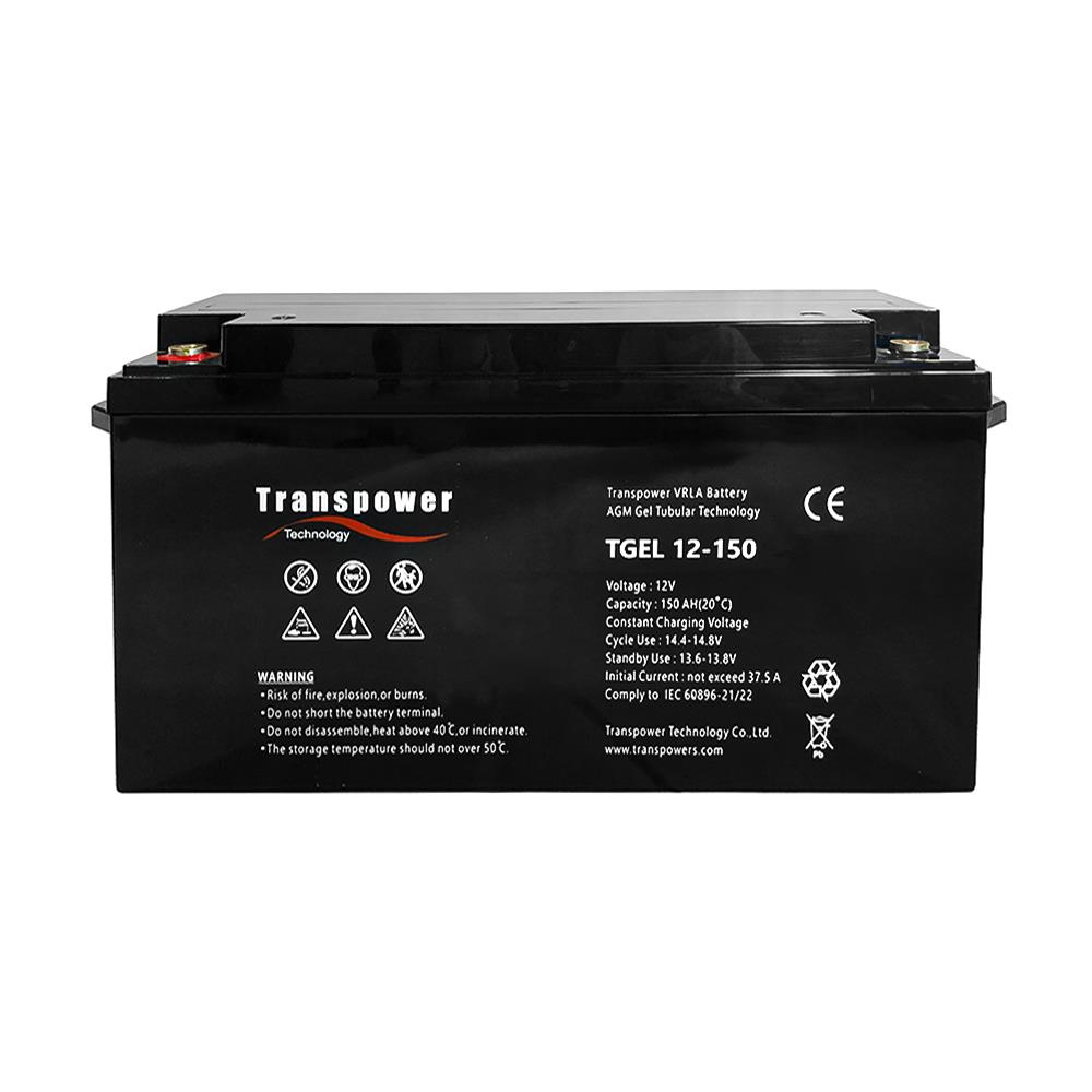 แบตเตอรี่แห้ง แบบเจล TRANSPOWER 12 โวลต์ 150 แอมป์