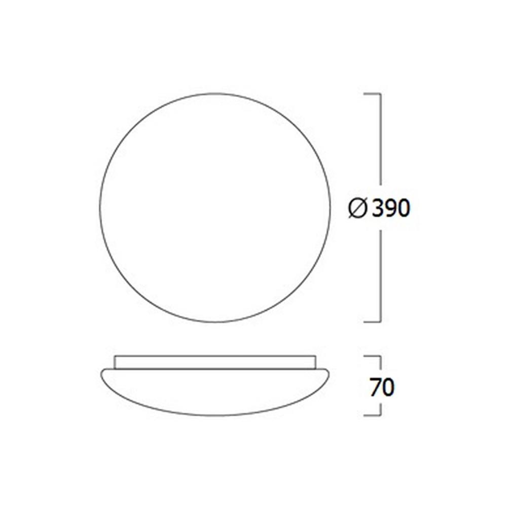 ไฟเพดาน LED LUMAX 03-A1002 15.5 นิ้ว 36 วัตต์ DAYLIGHT/COOL WHITE/WARM WHITE สีขาว