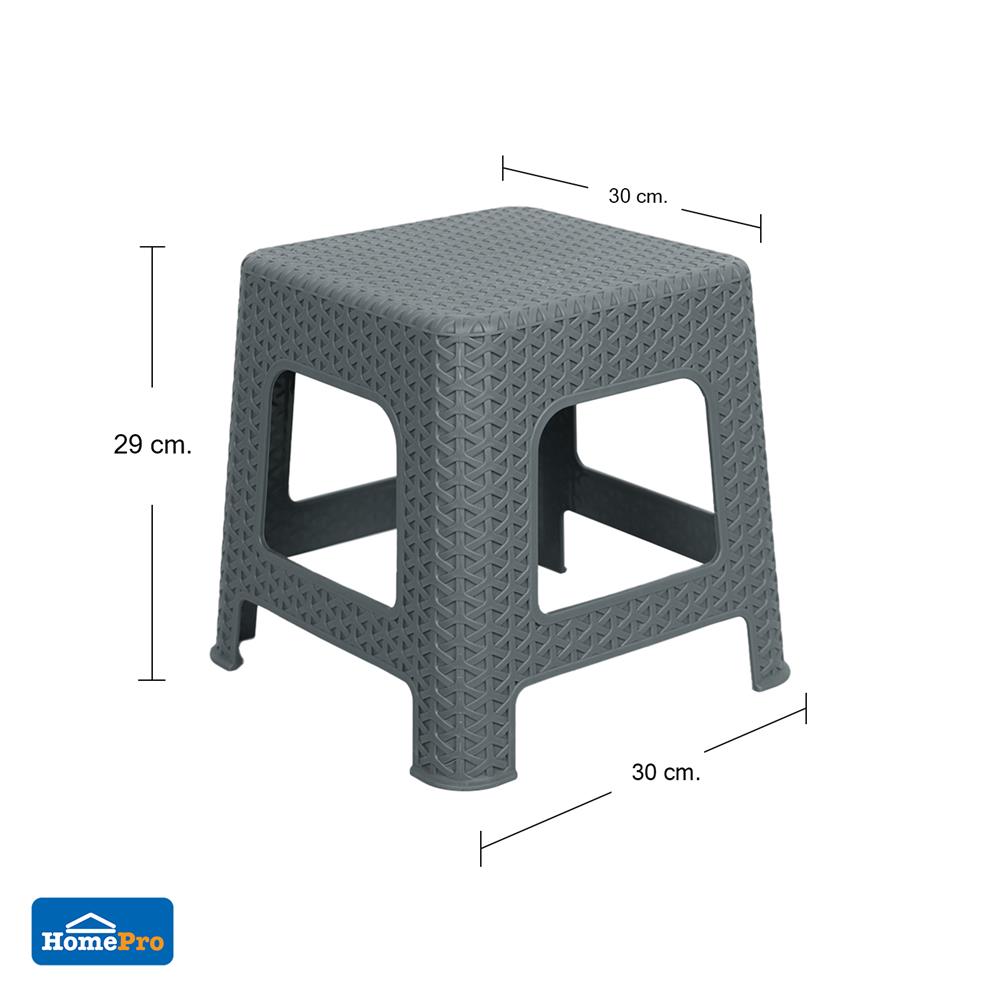 เก้าอี้พลาสติก ME LIVING BAMBU-M สีเทา