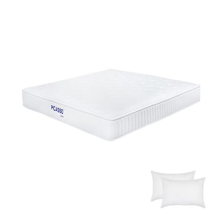 ที่นอนพ็อกเก็ตสปริง 6 ฟุต PICASSO COMFORT รุ่น LITE-L พร้อมหมอนหนุน 2 ชิ้น