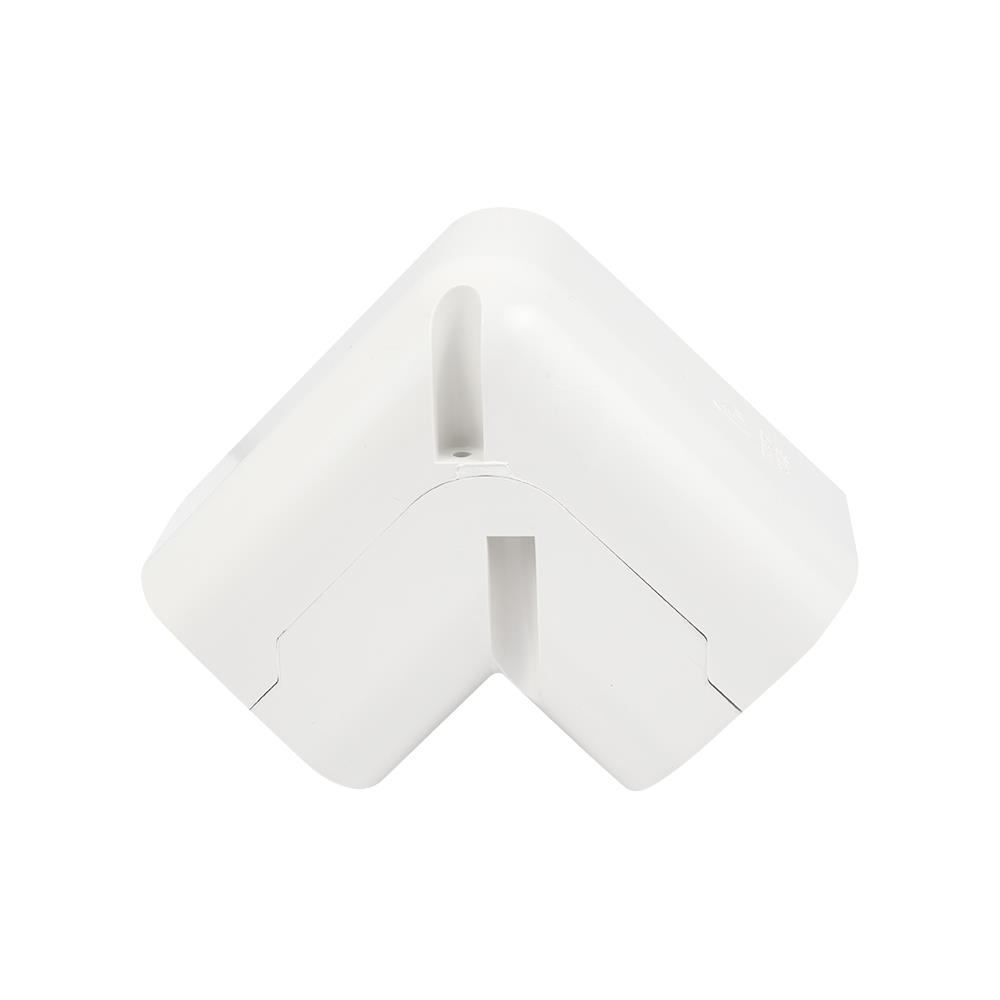 อุปกรณ์รางครอบท่อแอร์ ข้องอโค้ง 90 องศา ELECKTA