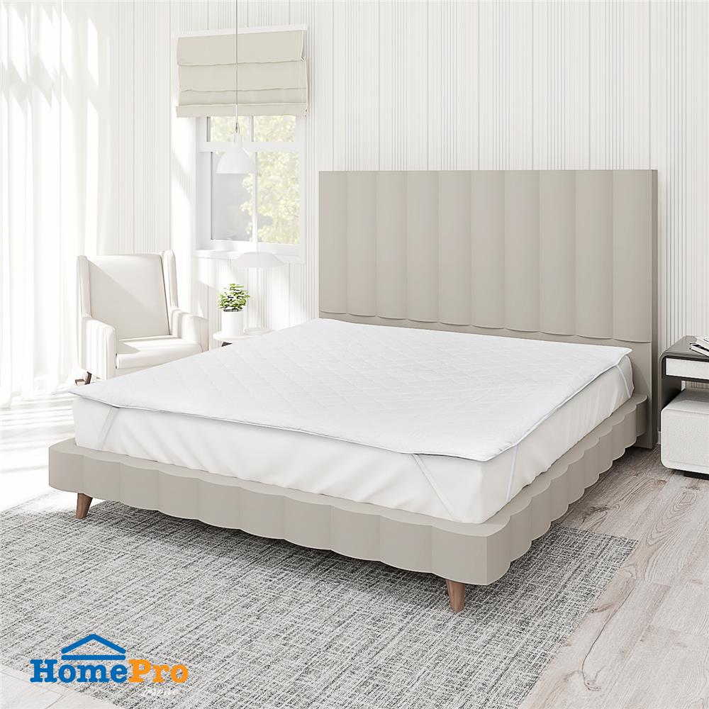 แผ่นรองนอน 6 ฟุต ME LIVING SNOW สีขาว