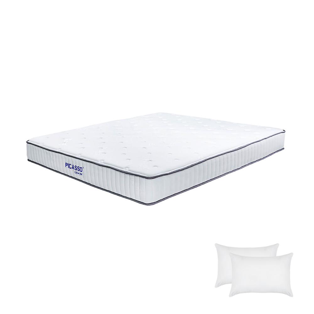 ที่นอน 6 ฟุต PICASSO COMFORT LITE-M พร้อมหมอนหนุน 2 ชิ้น