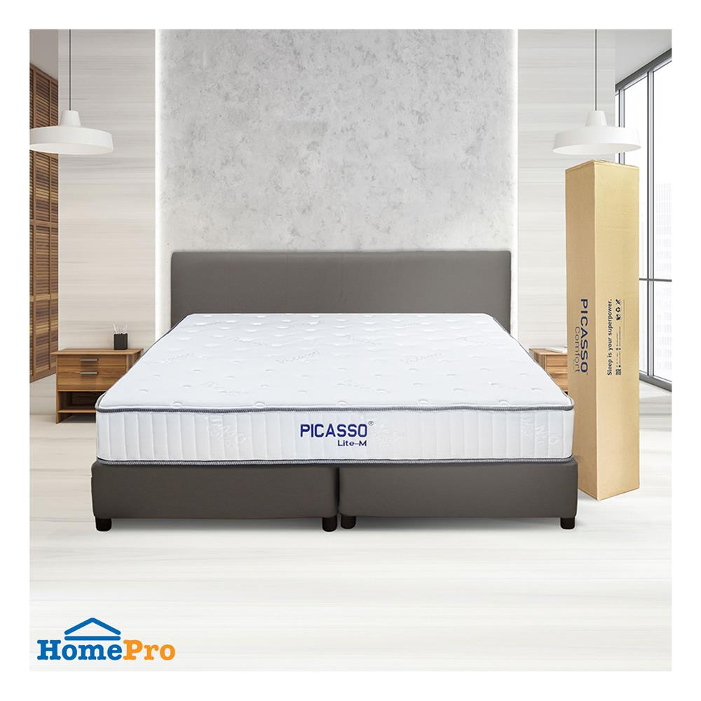 ที่นอน 6 ฟุต PICASSO COMFORT LITE-M พร้อมหมอนหนุน 2 ชิ้น