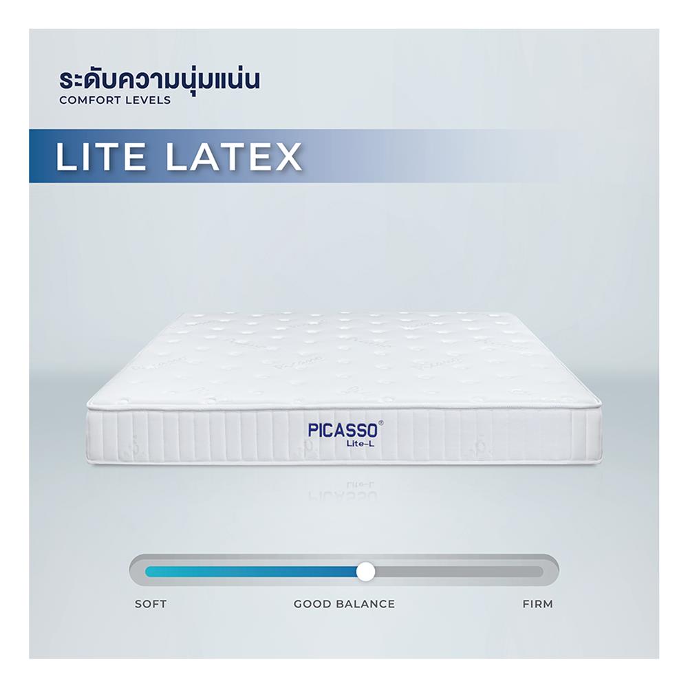 ที่นอน 3.5 ฟุต PICASSO COMFORT LITE-L พร้อมหมอนหนุน 1 ชิ้น