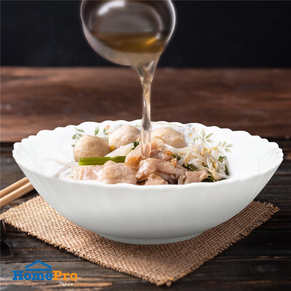 ชามแก้วโอปอล 6 นิ้ว KECH BUTTERFLY