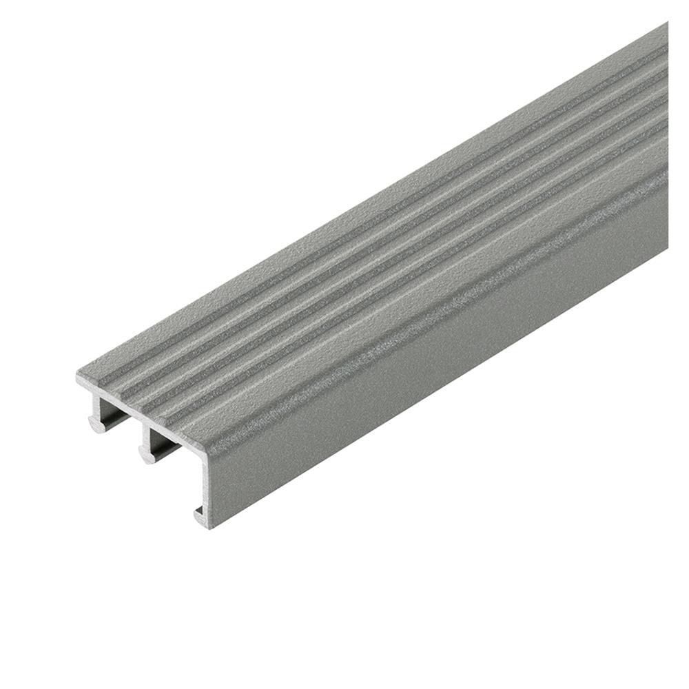 จมูกบันไดอะลูมิเนียม DP NDP401202 1.2 ม. สีพาวเดอร์เทา