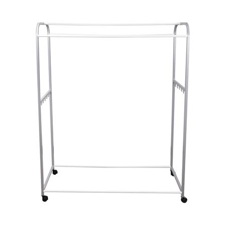 ราวตากผ้ามีล้อ 5 เส้น ME LIVING 115x45x144 ซม. สีเทา_1