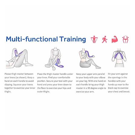 อุปกรณ์บริหารต้นขา PRO-FIT สีฟ้า_2