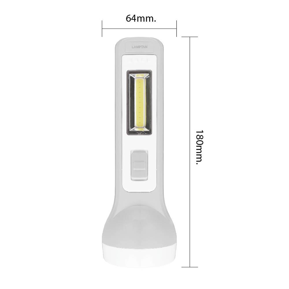 ไฟฉาย LED TRON 2 IN 1 3 วัตต์ DAYLIGHT LAMPTAN