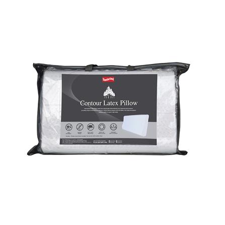 หมอนสุขภาพ ยางพารา SLUMBERLAND CONTOUR 70x43x12 ซม. สีขาว_1