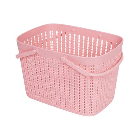 ตะกร้าหูหิ้ว KECH 27X18X18 ซม. สีชมพู_0
