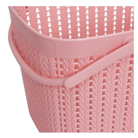 ตะกร้าหูหิ้ว KECH 27X18X18 ซม. สีชมพู_2